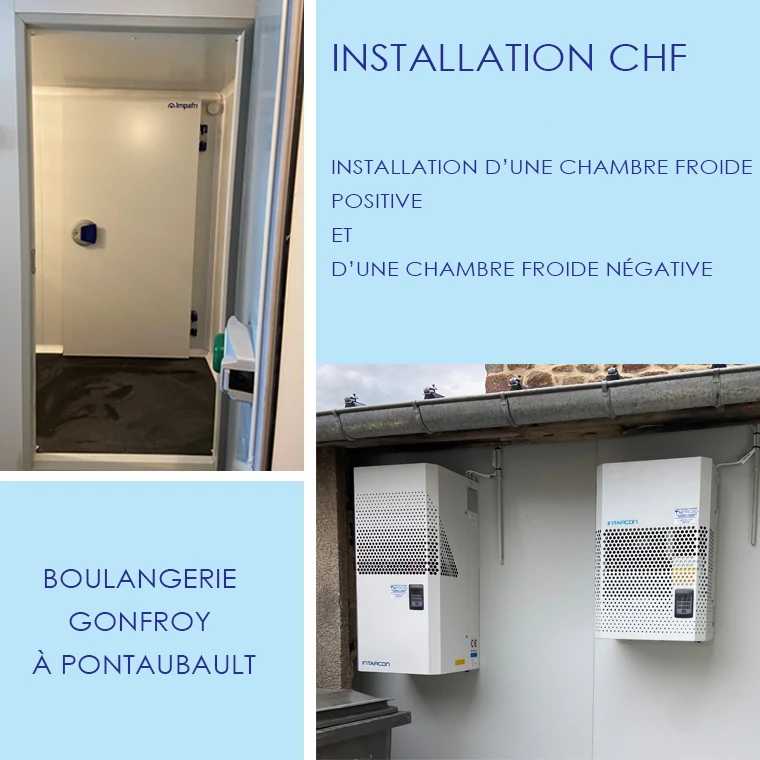 Installation CHF pour boulangerie Gonfroy Pontaubault